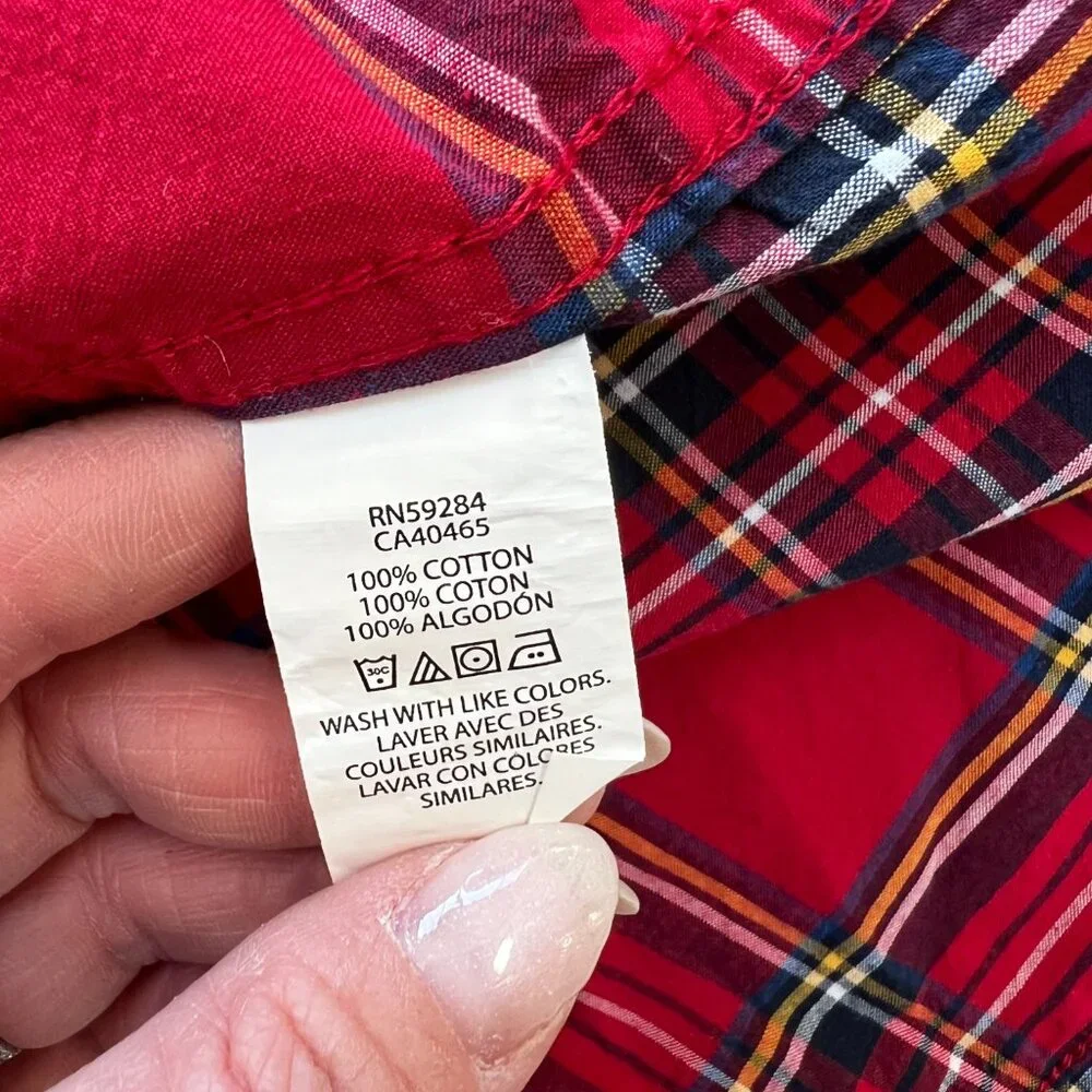 5 for $25 ✨ Children's Place Red Plaid Button Down Shirt